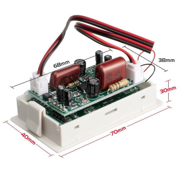 Voltimetro Y Amperimetro Digital 80 ~ 300v 100a AC - Tecneu