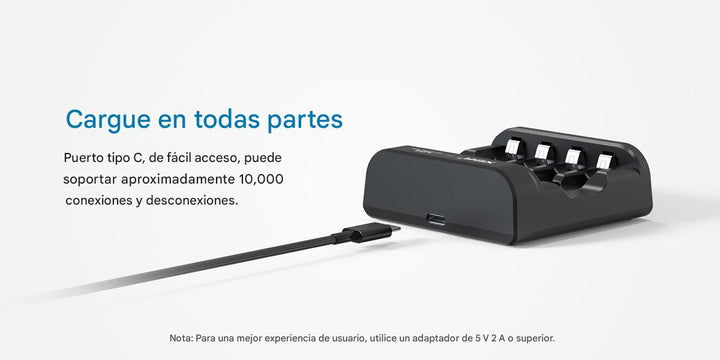XTAR NEW LC4 Cargador para Baterías Li - ion AA y AAA - Tecneu