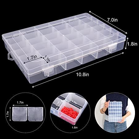 Caja Organizadora Con 36 Divisiones Modificables