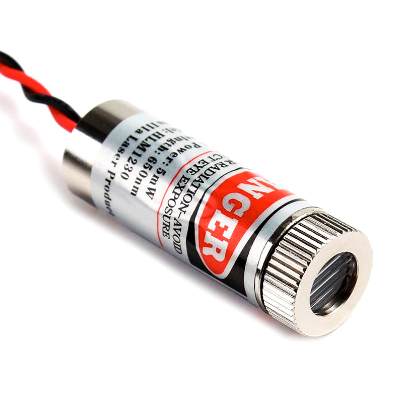 Modulo Láser De Linea Rojo Puntero 5mw 650nm 5v