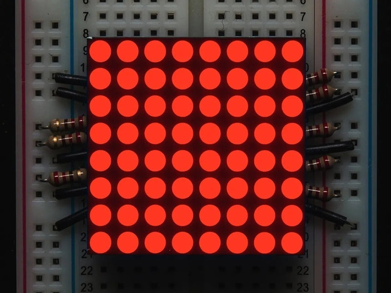 Matriz De Led 8x8 3mm 1088as Led Rojo Brillante Arduino Pic