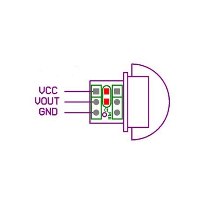 Sensor Pir Am312 Mini De Movimiento Automatico Infrarrojo