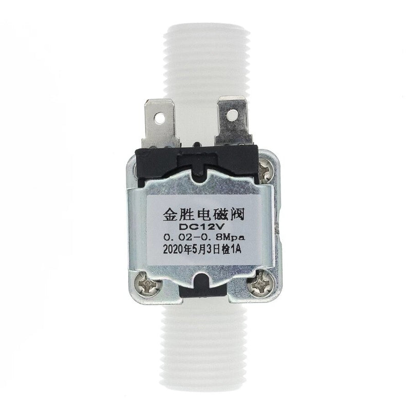 Electroválvula Válvula Agua 1/2 Solenoide 12v 0.02 ~ 0.8 Mpa