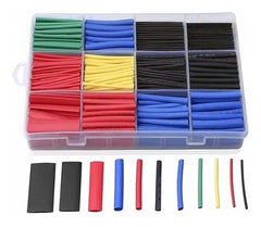 Caja 560 Pzas De Tubo Termorretráctil Termofit Impermeable 12 Tamaños