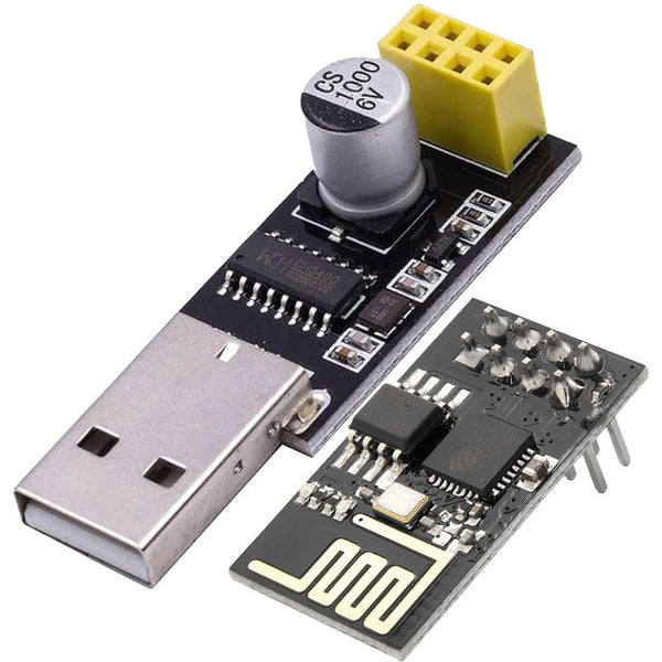 Modulo Wifi Esp8266 Esp-01s Con Adaptador Usb Programador