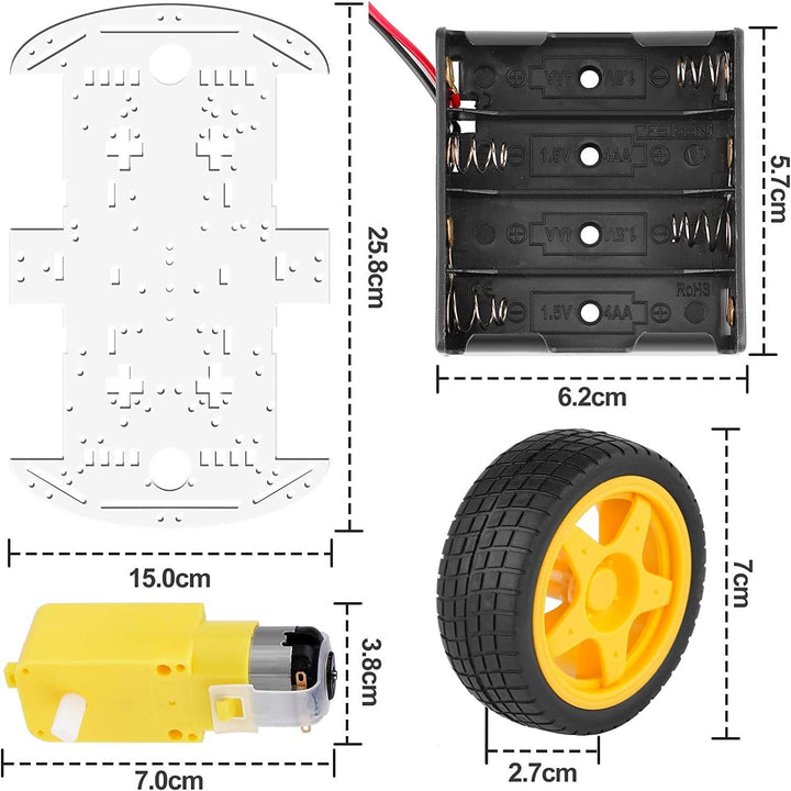 Chasis De Carro Kit, 4 Llantas - Tecneu