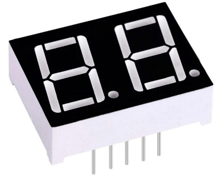 Display 7 Segmentos 2 Dígitos Red Ánodo / Cátodo - Tecneu