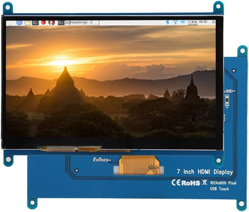Pantalla Raspberry Pi Pantalla Touch 7 Pulgadas Lcd 1024x600 Tactil Raspberry Pi - Tecneu