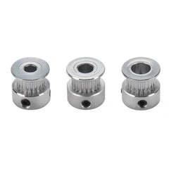 Polea Dentada Gt2 20t Para Banda 6mm Impresora 3d Cnc Eje 5,6.35,8mm