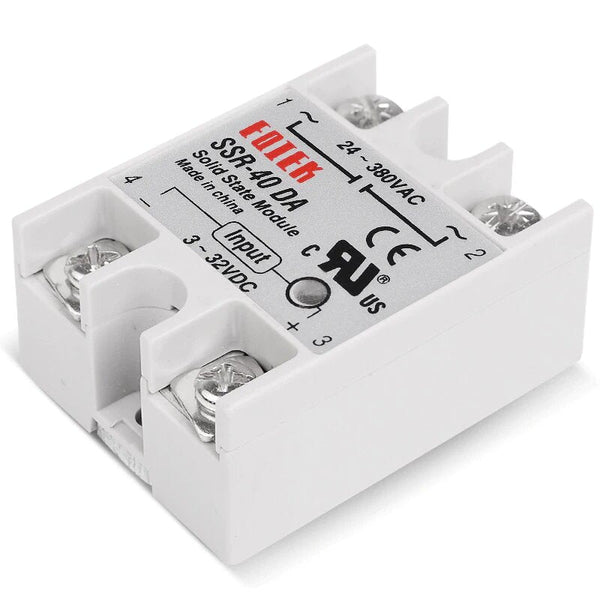 Relay Rele Relevador Estado Solido Ssr - 40 Da 40a 3 - 32 Vdc - Tecneu