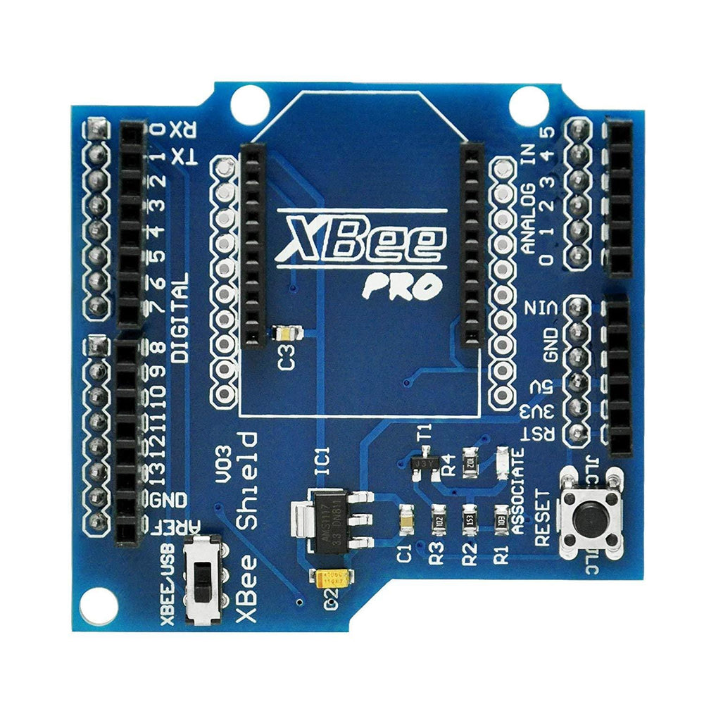 Shield Para Arduino Con Adaptador Xbee Zigbee Bluetooth V03